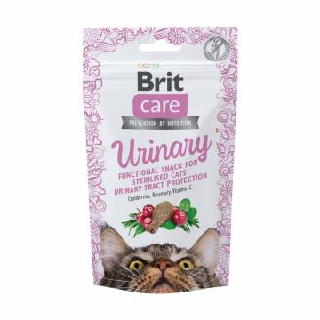 Лакомство для кошек Brit Care Urinary с индейкой, 50 г Лакомство для кошек Brit Care Urinary с индейкой, 50 г