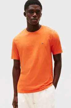 Мужская оранжевая футболка ESS SEASONAL REG Оранжевый L Tommy Hilfiger MW0MW39995