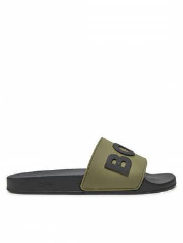 Boss Шльопанці Kirk Slid rblg N 50498241 Зелений Boss Шльопанці Kirk Slid rblg N 50498241 Зелений
