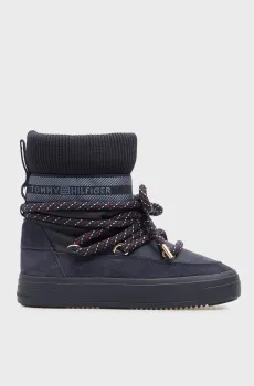 Женские темно-синие луноходы RWB SNOWBOOT Синий 37 Tommy Hilfiger FW0FW09163