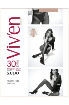 Колготки женские Viven petty Nudo, 30 DEN, натуральный, размер 5