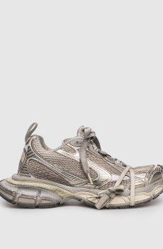 Серые кроссовки 3xl с логотипом