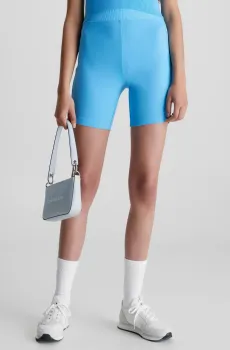 Женские голубые велосипедки LOGO TAPE MILANO CYCLING SHORTS Голубой XS Calvin Klein Jeans J20J220683