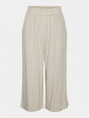 Pieces Кюлоти Vinsty 17124361 Бежевий Wide Leg Pieces Кюлоти Vinsty 17124361 Бежевий Wide Leg