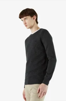 Мужской черный свитер Черный M Lacoste AH225252S