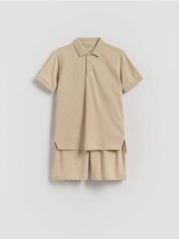 Reserved - Бавовняний комплект - бежевий - 021CJ-08X