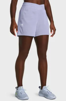 Женские сиреневые шорты UA Rival Terry Short Сиреневый L Under Armour 1382742-539