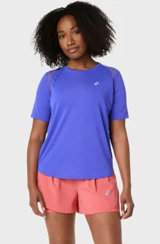 Женская фиолетовая футболка Фиолетовый L Asics 2012D371-400