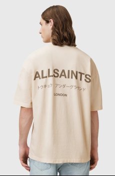 Хлопковая футболка AllSaints UNDERGROUND
