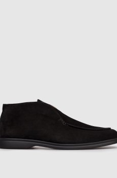 Черные замшевые дезерты FUSCO