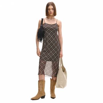 Cropp - Сукня міді - сіро-фіолетовий Cropp - Сукня міді - сіро-фіолетовий