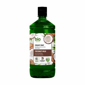Жидкое крем-мыло Bio Naturell Кокосовое молоко, без дозатора, 946 мл Жидкое крем-мыло Bio Naturell Кокосовое молоко, без дозатора, 946 мл