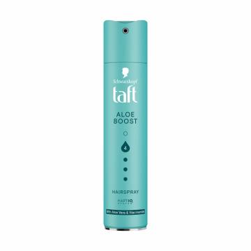 Лак для волос Taft Aloe Boost Hairspray Фиксация 4, 250 мл Лак для волос Taft Aloe Boost Hairspray Фиксация 4, 250 мл