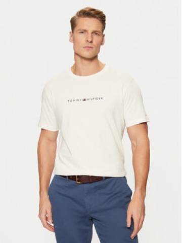 Tommy Hilfiger Футболка UM0UM03344 Écru Regular Fit