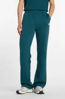 Женские бирюзовые спортивные брюки Interlock Pant Зеленый L New Balance WB61Q2R4AAV