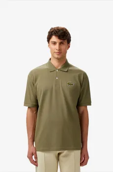 Мужское зеленое поло Зеленый M Lacoste PH2751BMY