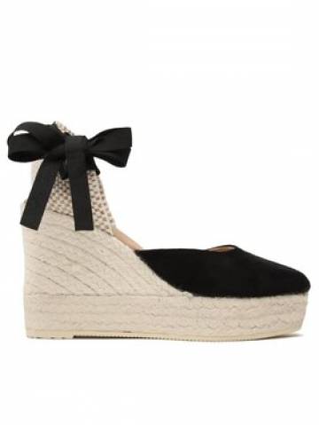 Manebi Еспадрильї Wedge Espadrilles K 1.0 WV Чорний Manebi Еспадрильї Wedge Espadrilles K 1.0 WV Чорний