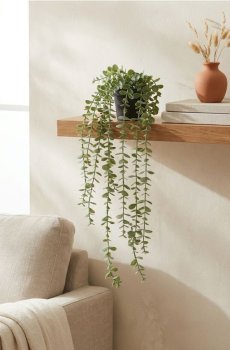 Штучний евкаліпт у горщику - зелений