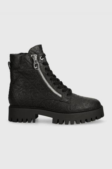 Полусапожки Guess FIONA женские цвет чёрный на плоском ходу FLTFIO FAL10 Полусапожки Guess FIONA женские цвет чёрный на плоском ходу FLTFIO FAL10