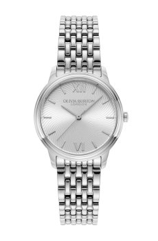 Olivia Burton Women Dial & Stainless Steel Bracelet Style Straps Analogue Watch 24000129