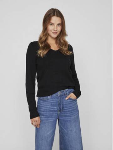 Vila Светр Ril 14042769 Чорний Regular Fit Vila Светр Ril 14042769 Чорний Regular Fit