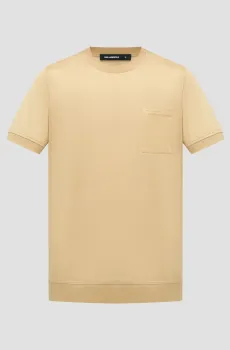 Мужская бежевая футболка Бежевый M Karl Lagerfeld 552203.755003;410