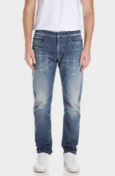 Мужские синие джинсы Синий 34-32 Replay MA972X.000.889 86S