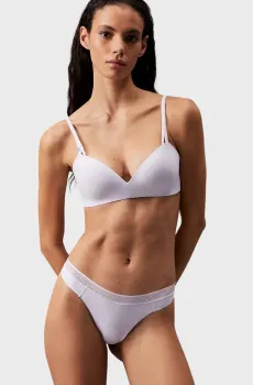 Женские сиреневые трусики THONG Сиреневый XS Calvin Klein 000QF6307E