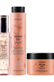 Уценка! Набор для волос Lakme Teknia Argan Oil (шампунь 300 мл + масло, 125 мл + маска, 250 мл)
