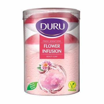 Твердое мыло DURU Fresh Sensations Цветочное облако, 4*100 г Твердое мыло DURU Fresh Sensations Цветочное облако, 4*100 г