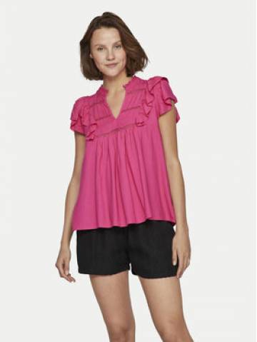 Vila Блузка Visia 14097358 Рожевий Regular Fit Vila Блузка Visia 14097358 Рожевий Regular Fit