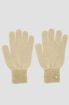 Женские бежевые перчатки Бежевый M Guess AW5238.WOL02;BEI