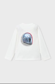 Хлопковый детский лонгслив Mayoral