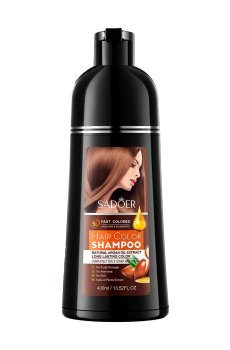 Окрашивающий шампунь для волос Sadoer Moroccan Argan Oil Hair Color Shampoo, Chestnut, 500 мл