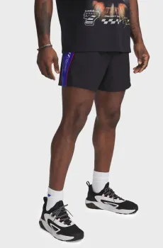 Мужские черные шорты Pjt Rck Colorblock Wvn Short Черный L Under Armour 1389919-001
