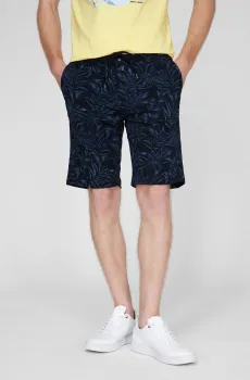 Мужские темно-синие шорты с узором Синий 35 Pierre Cardin PC.-C3 34780.2018