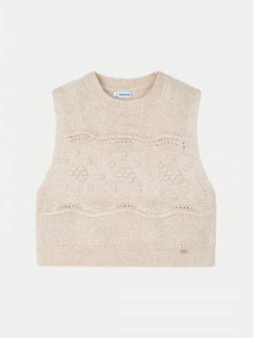 Mayoral Жилет 4364 Бежевий Regular Fit Mayoral Жилет 4364 Бежевий Regular Fit