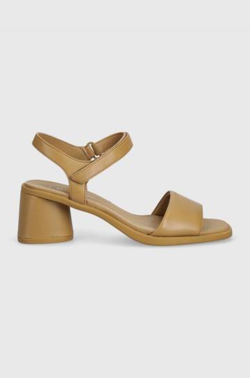 Кожаные сандалии Camper Kiara Sandal цвет коричневый K201501.010 Кожаные сандалии Camper Kiara Sandal цвет коричневый K201501.010