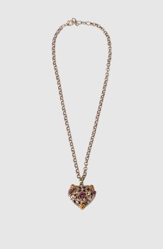 Золотистая цепочка Heart Openwork