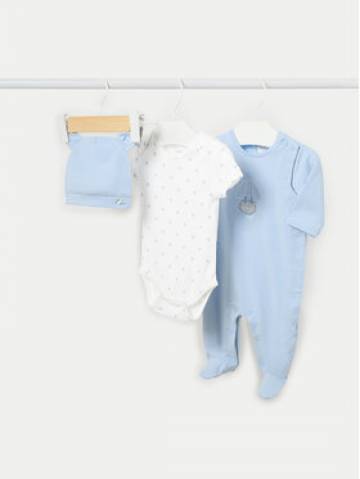 Mayoral Комплект боді і сліпи 1723 Голубий