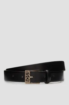 Женский черный кожаный ремень Черный 70 BOSS 50465878;002