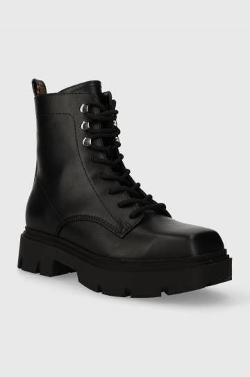 Полусапожки Guess RAMSAY женские цвет чёрный на плоском ходу FL8RMY ELE10 Полусапожки Guess RAMSAY женские цвет чёрный на плоском ходу FL8RMY ELE10