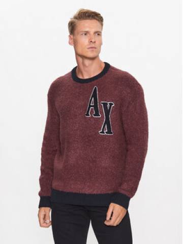 Armani Exchange Светр 6RZM2B ZM3GZ 14AU Бордовий Regular Fit Armani Exchange Светр 6RZM2B ZM3GZ 14AU Бордовий Regular Fit