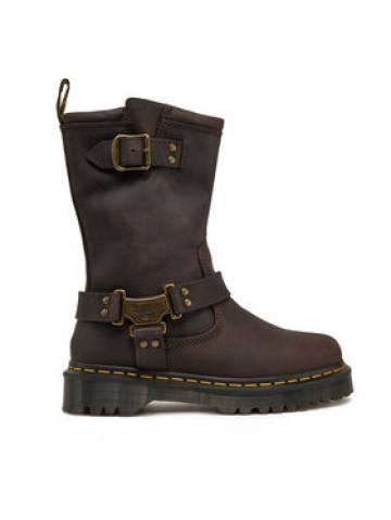 Dr. Martens Ботильйони Anistone Tall Leather Biker31901201 Коричневий Dr. Martens Ботильйони Anistone Tall Leather Biker31901201 Коричневий