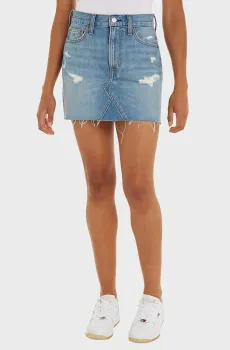 Женская синяя джинсовая юбка ZZIE MR MN Синий 28 Tommy Jeans DW0DW17675