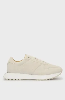 Мужские серые замшевые кроссовки LOW TOP LACE UP SUEDE Серый 44 Calvin Klein HM0HM01645