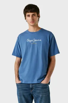 Мужская синяя футболка EGGO N Синий XXL Pepe Jeans PM5010178