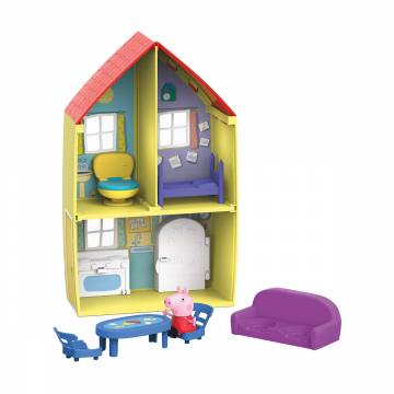 Детский игровой набор Peppa Pig Дом Пеппы (домик с мебелью + фигурка Пеппы), от 3 лет (F2167) Детский игровой набор Peppa Pig Дом Пеппы (домик с мебелью + фигурка Пеппы), от 3 лет (F2167)