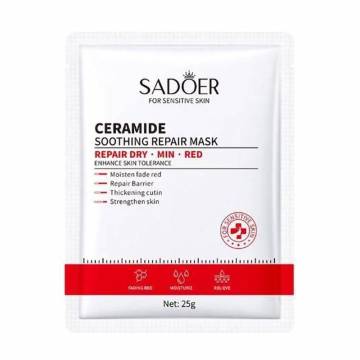 Тканевая маска для лица Sadoer Ceramide Soothing Repair Mask с церамидами, 25 г