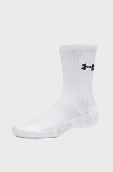 Носки (3 пары) UA Performance Cotton 3p Crw Белый 47.5-50.5 Under Armour 6009685-101